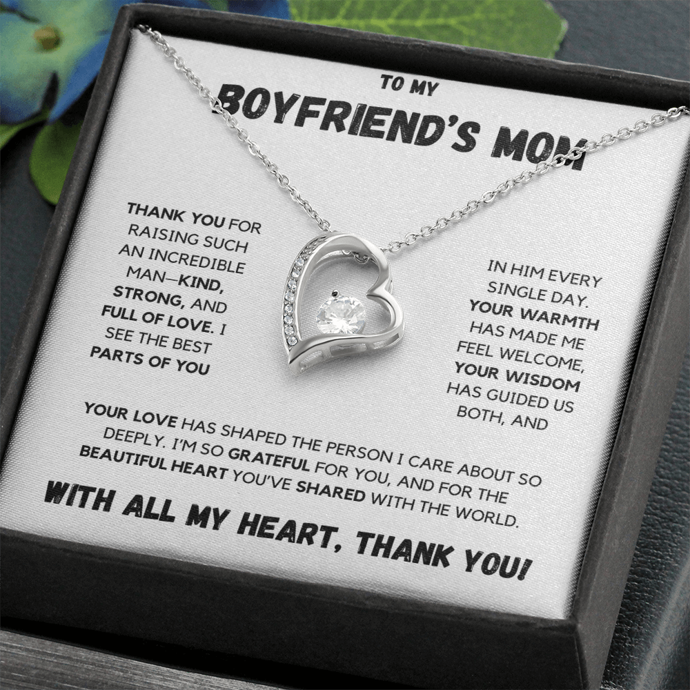To My Boyfriend's Mom | Forever Love Necklace | With All My Heart