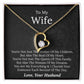 To My Wife - Beat Of My Heart - Forever Love Necklace
