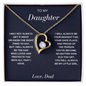 To My Daughter  | I Will Always Be Your Biggest Fan | Forever Love Necklace