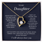 To My Daughter | I Will Always Love You | Forever Love Necklace