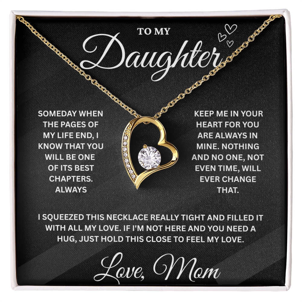 To My Daughter | Forever Love Necklace | Love, Mom