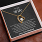 To My Wife - Beat Of My Heart - Forever Love Necklace