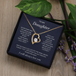 To My Daughter | I Will Always Love You | Forever Love Necklace