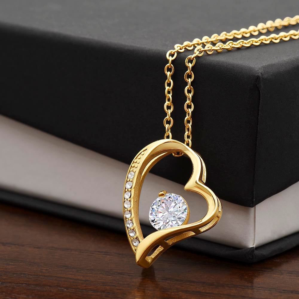To My Wife - Beat Of My Heart - Forever Love Necklace
