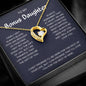 To My Bonus Daughter - Life Has Given Me The Gift Of You - Forever Love Necklace