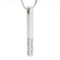 To My Son | I Love You | 4-Sided Stick Necklace