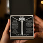 To My Son - I Will Always Love You - 4-Sided Stick Necklace