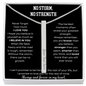 No Storm No Strength | Always & Forever In My Heart | 4-Sided Stick Necklace