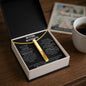 No Storm No Strength | Always & Forever In My Heart | 4-Sided Stick Necklace