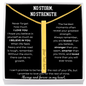 No Storm No Strength | Always & Forever In My Heart | 4-Sided Stick Necklace
