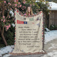 Dear Mom - I Love You - Heirloom Woven Blanket