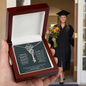 2026 Graduation Gift | Your Future is Bright | Graduation Cap Name Necklace