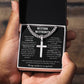 No Storm No Strength | Always & Forever In My Heart | Artisan Cross - Cuban Link Chain
