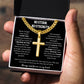 No Storm No Strength | Always & Forever In My Heart | Artisan Cross - Cuban Link Chain