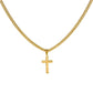 To My Son - When You Wear This Necklace - Artisan Cross With Cuban Link Chain