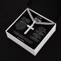 To My Son | Always Remember | Personalized Cross - Cuban Link Chain