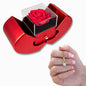 Alluring Beauty Necklace - Red Heart Rose Box