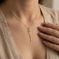 Never Forget That I Love You | Birth Flower Name Necklace