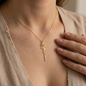 To My Stepdaughter | No Rain, No Flowers | Birth Flower Name Necklace