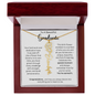 To A Beautiful Graduate - You've Earned It - Flower Name Necklace