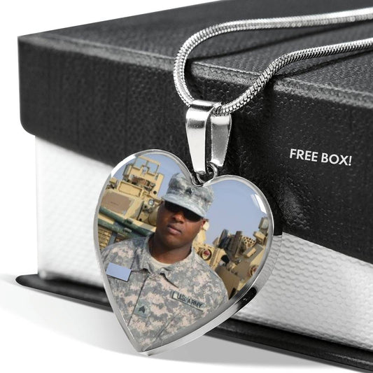 Luxury Photo Heart Necklace