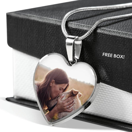 Luxury Photo Heart Pendant