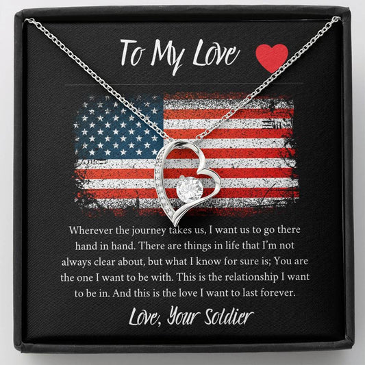 To My Love - Wherever The Journey Takes Us - Forever Love Necklace