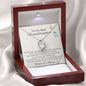 To My Dear Granddaughter - Someday When The Pages - Forever Love Necklace