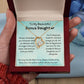 To My Beautiful Bonus Daughter - You'll Always Be Loved - Forever Love Necklace