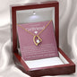 To My Girlfriend - Meeting You - Forever Love Necklace