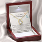 To My Dear Granddaughter - Someday When The Pages - Forever Love Necklace