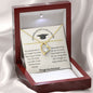 To A Beautiful Girl On Her Graduation Day - Forever Love Necklace