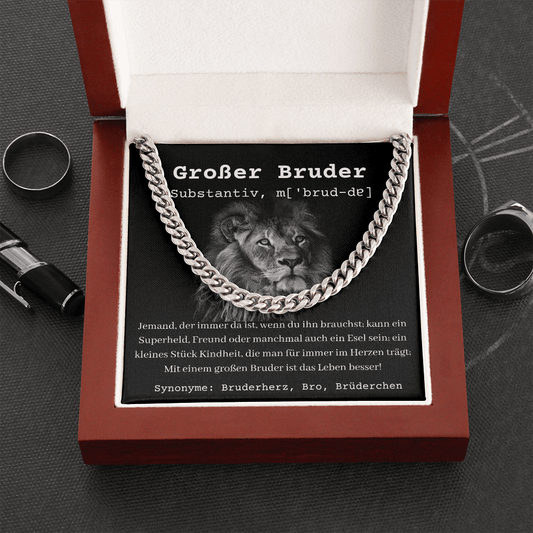 Grosser Bruder Definition - Cuban Link Chain Necklace