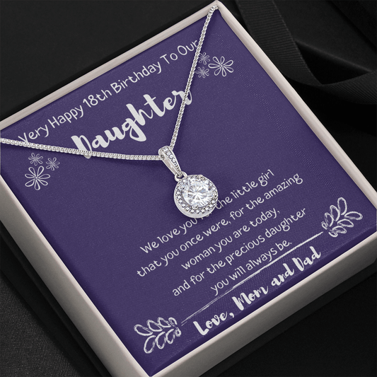 Very Happy 18th Birthday To Our Daughter - Eternal Hope Necklace