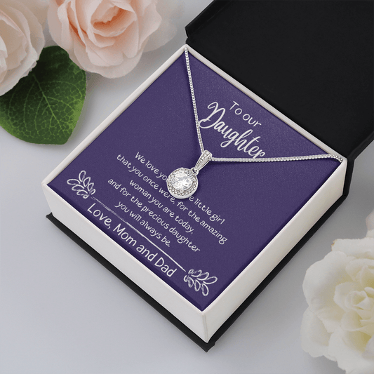 To Our Daughter - We Love You - Eternal Hope Necklace