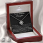 To My Amazing Daughter - When You Wear This Necklace - Love Knot Earring & Necklace Set