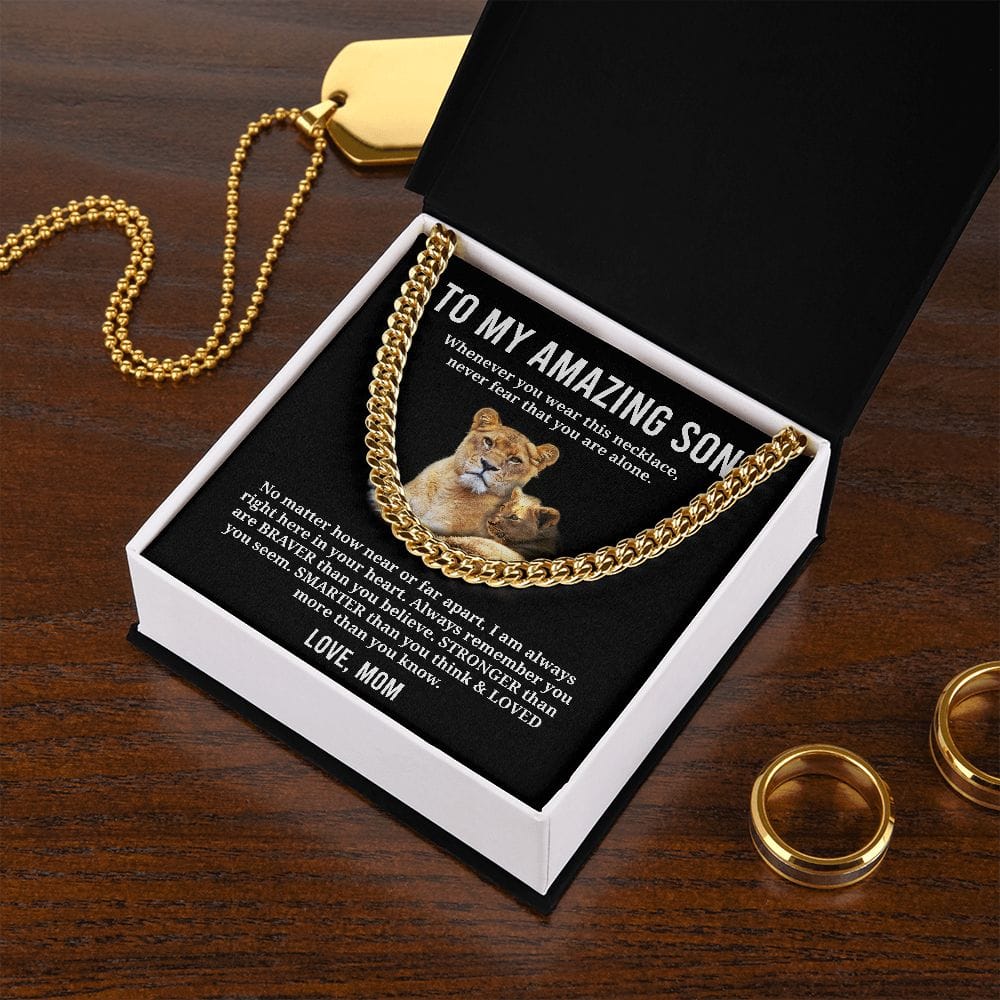[Almost Sold Out] To My Amazing Son - Cuban Link Chain