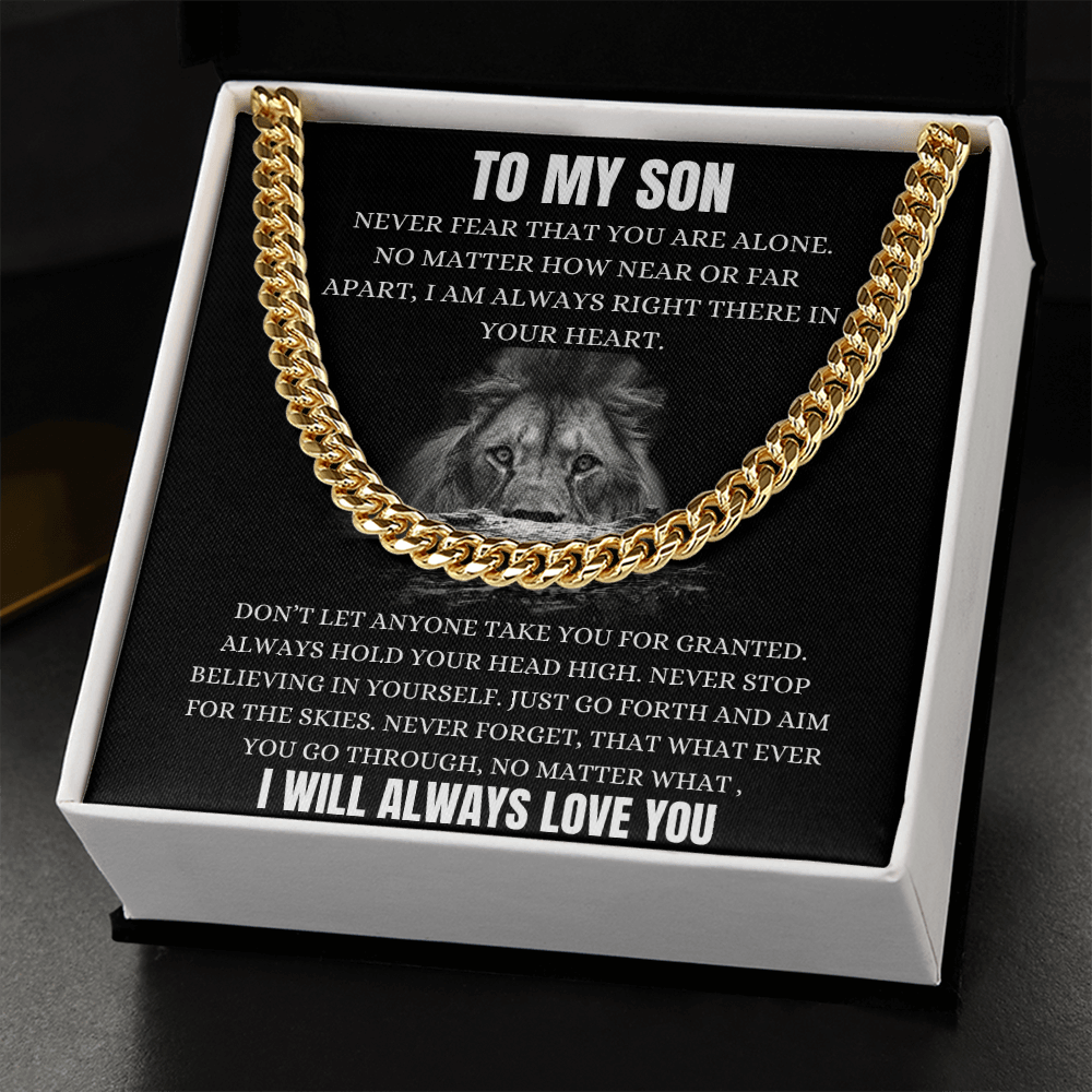 [Almost Sold Out] To My  Son - Cuban Link Chain
