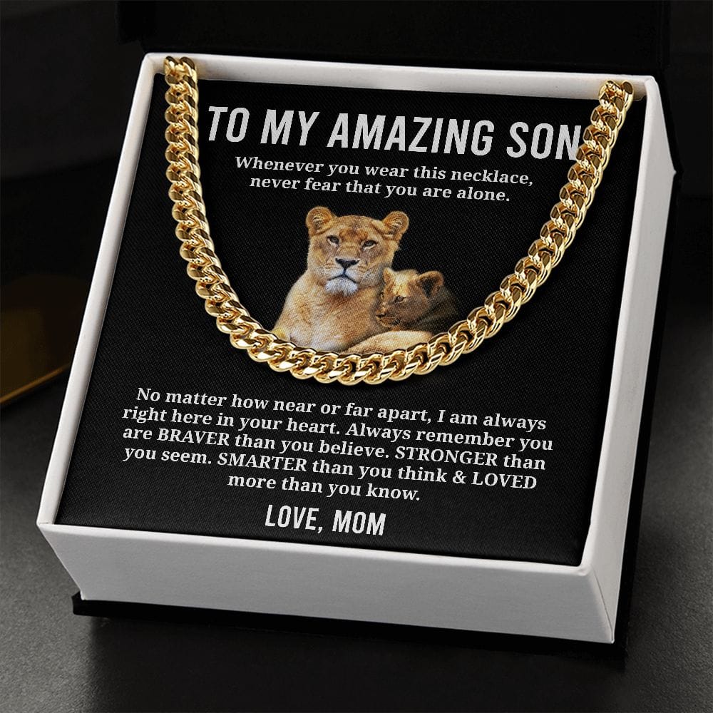[Almost Sold Out] To My Amazing Son - Cuban Link Chain