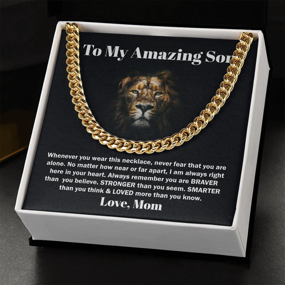 [Almost Sold Out] To My Amazing Son - Cuban Link Chain