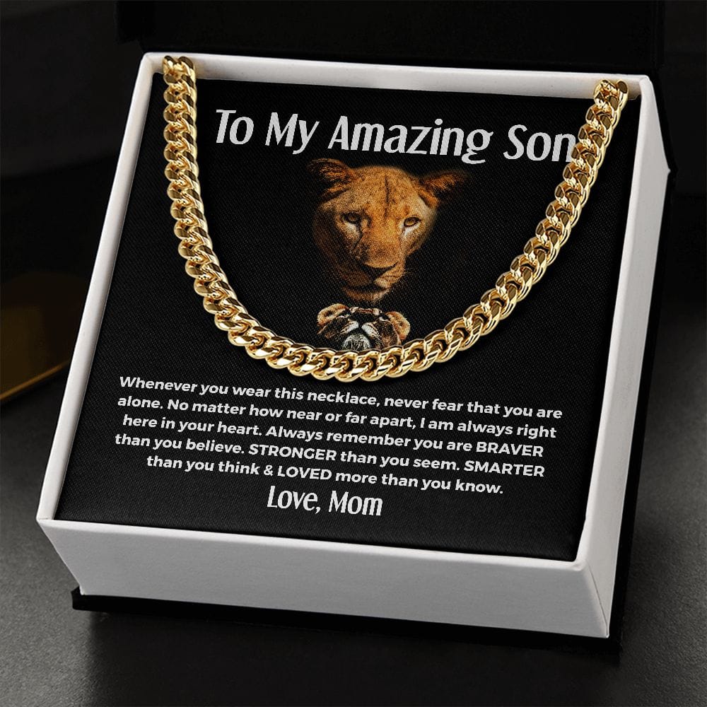 [Almost Sold Out] To My Amazing Son - Cuban Link Chain