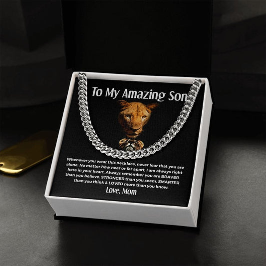 [Almost Sold Out] To My Amazing Son - Cuban Link Chain