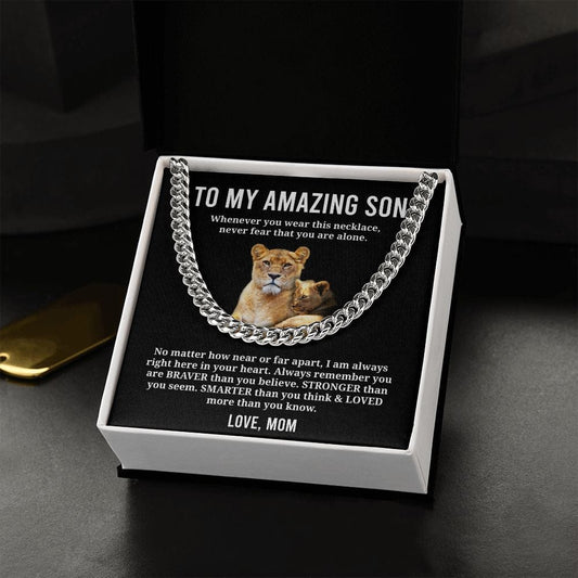 [Almost Sold Out] To My Amazing Son - Cuban Link Chain
