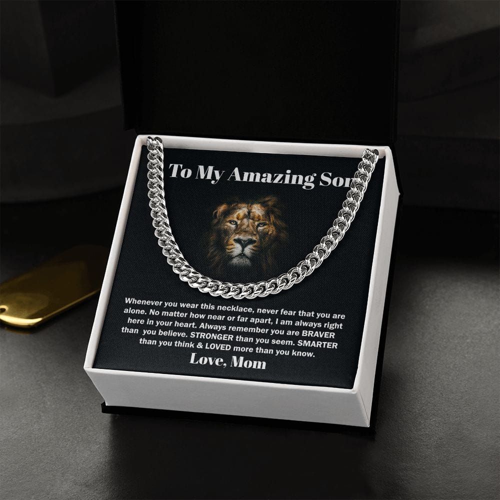 [Almost Sold Out] To My Amazing Son - Cuban Link Chain