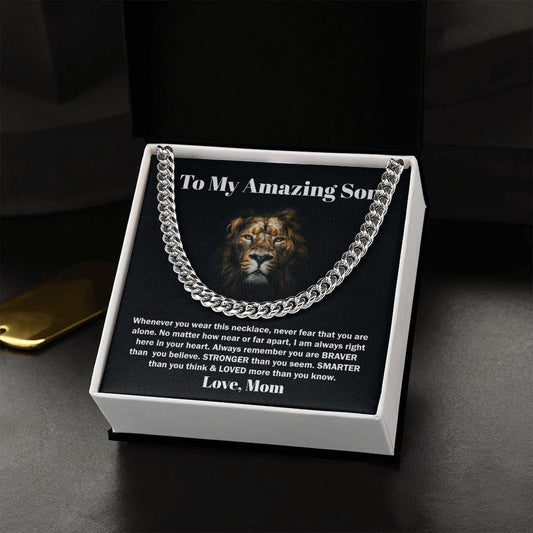 [Almost Sold Out] To My Amazing Son - Cuban Link Chain