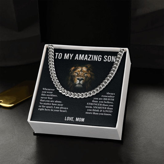 [Almost Sold Out] To My Amazing Son - Cuban Link Chain