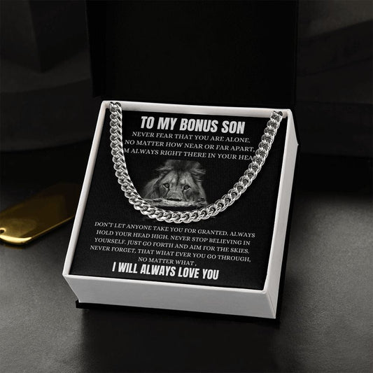 [Almost Sold Out] To My Bonus Son - Cuban Link Chain