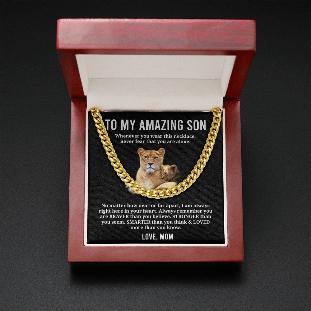 [Almost Sold Out] To My Amazing Son - Cuban Link Chain