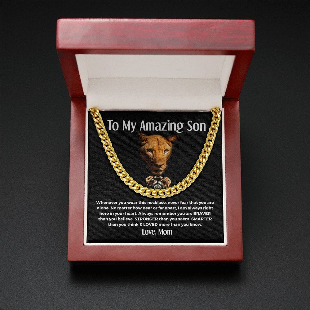 [Almost Sold Out] To My Amazing Son - Cuban Link Chain