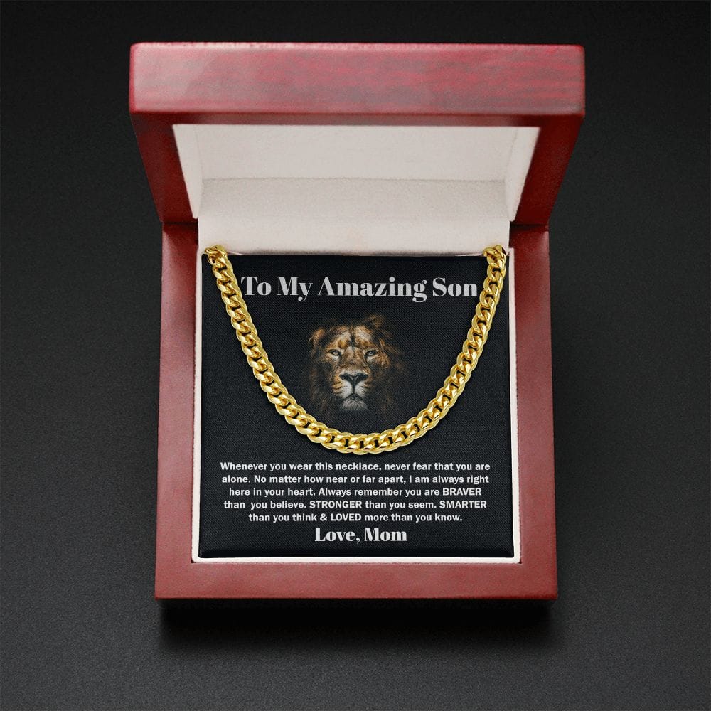 [Almost Sold Out] To My Amazing Son - Cuban Link Chain